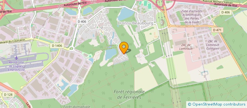 localisation de l'entreprise MONSIEUR VINCENT TELLIER  CROISSY-BEAUBOURG