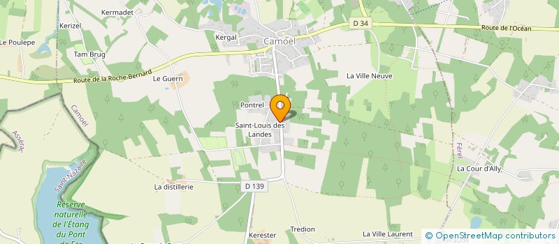 localisation de l'entreprise MONSIEUR VINCENT TENDRON  NIVILLAC