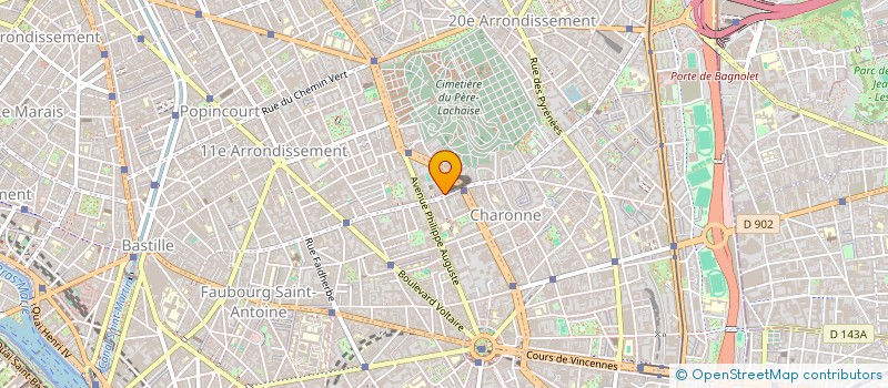 localisation de l'entreprise MONSIEUR VINCENT TESSIER  PARIS