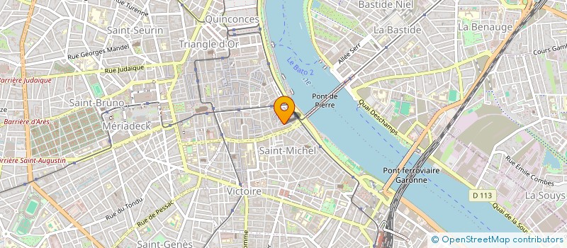 localisation de l'entreprise MONSIEUR VINCENT TESTARD  BORDEAUX