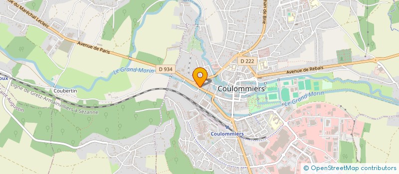 localisation de l'entreprise MONSIEUR VINCENT TETEVUIDE à COULOMMIERS