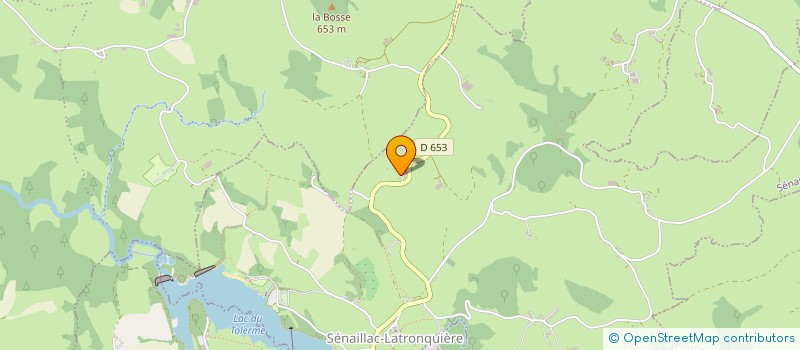 localisation de l'entreprise MONSIEUR VINCENT TEULIERES  SENAILLAC-LATRONQUIERE