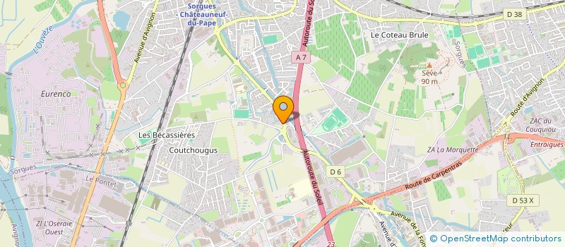 localisation de l'entreprise MONSIEUR VINCENT THARY  SORGUES