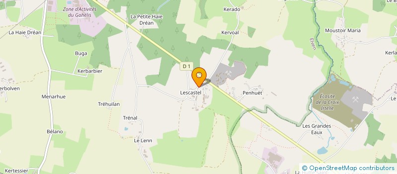 localisation de l'entreprise MONSIEUR VINCENT THEBAUD  ELVEN