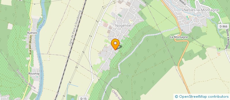 localisation de l'entreprise MONSIEUR VINCENT THENAUX  NOGENTEL