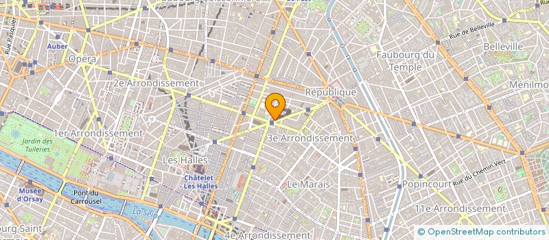 localisation de l'entreprise MONSIEUR VINCENT THEROND  PARIS