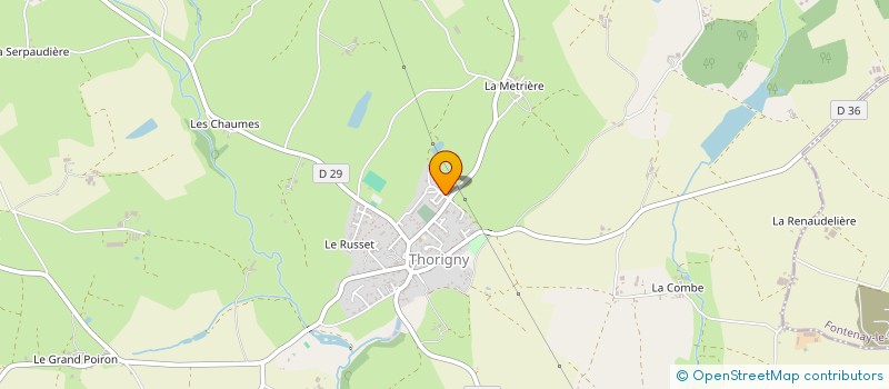 localisation de l'entreprise MONSIEUR VINCENT THETELIN  THORIGNY