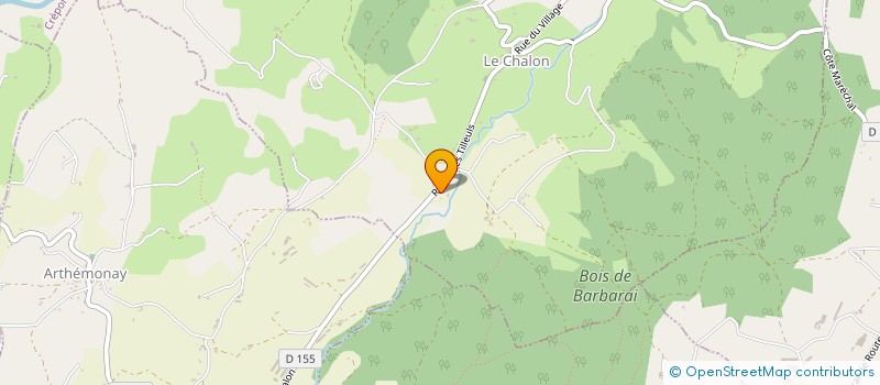 localisation de l'entreprise MONSIEUR VINCENT THEVENIN  LE CHALON