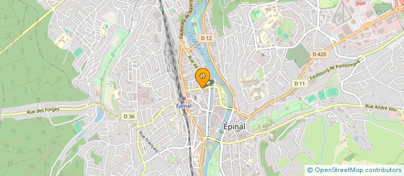 localisation de l'entreprise MONSIEUR VINCENT THIERY  EPINAL