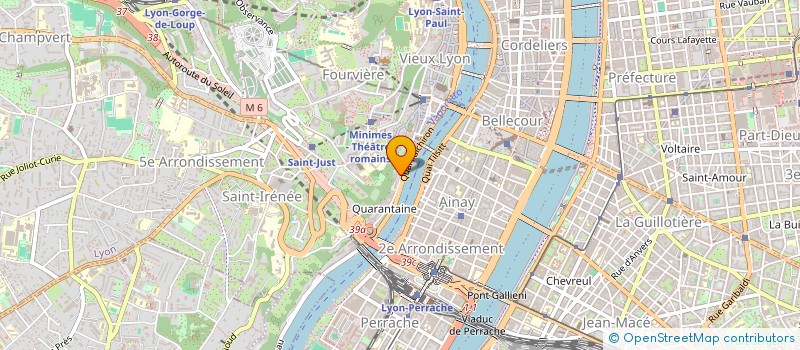 localisation de l'entreprise MONSIEUR VINCENT THIOLLIER  LYON