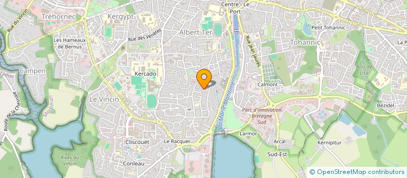 localisation de l'entreprise MONSIEUR VINCENT THOMAS à VANNES