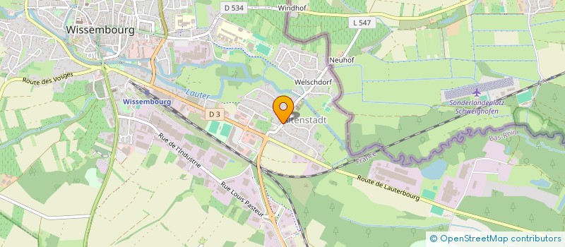 localisation de l'entreprise MONSIEUR VINCENT THOMAS  WISSEMBOURG