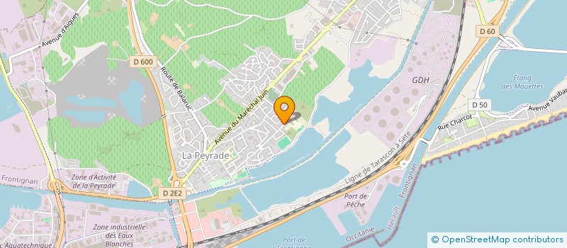 localisation de l'entreprise MONSIEUR VINCENT THOMAS à FRONTIGNAN