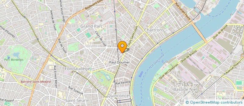 localisation de l'entreprise MONSIEUR VINCENT THUILLIER  BORDEAUX