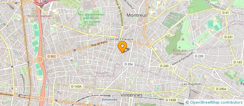 localisation de l'entreprise MONSIEUR VINCENT TICHIT à MONTREUIL