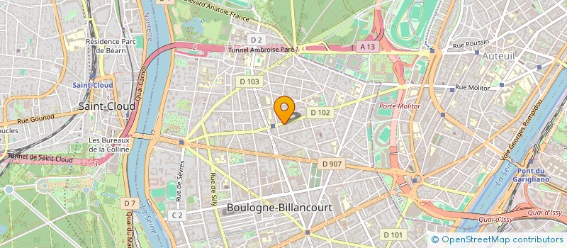 localisation de l'entreprise MONSIEUR VINCENT TIGNON à BOULOGNE-BILLANCOURT