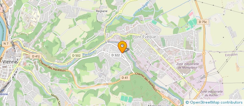 localisation de l'entreprise MONSIEUR VINCENT TILLIOLE  VIENNE