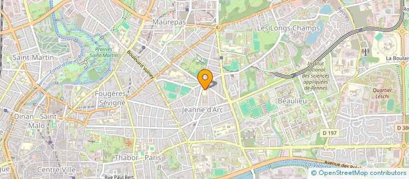 localisation de l'entreprise MONSIEUR VINCENT TIREL  RENNES