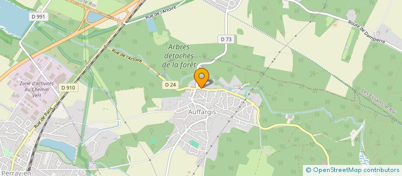 localisation de l'entreprise MONSIEUR VINCENT TIRILLY  AUFFARGIS