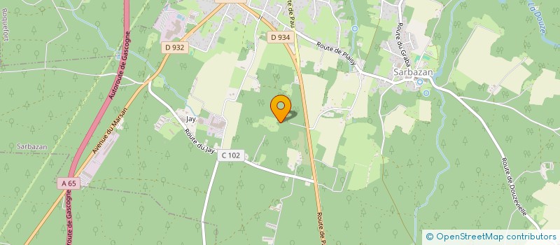 localisation de l'entreprise MONSIEUR VINCENT TOCANNE  SARBAZAN