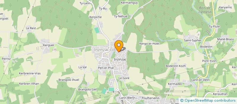 localisation de l'entreprise MONSIEUR VINCENT TONNERRE  LANGUIDIC