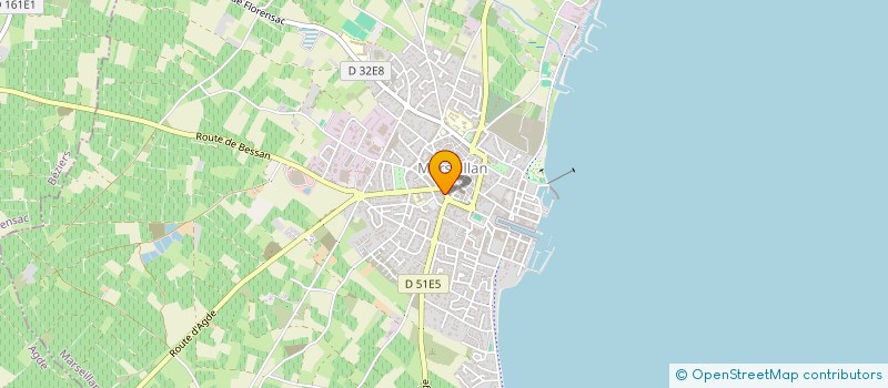 localisation de l'entreprise MONSIEUR VINCENT TORRADOU à MARSEILLAN