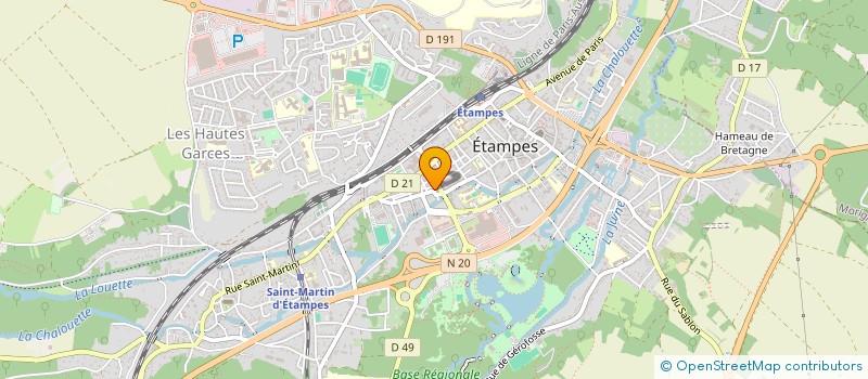 localisation de l'entreprise MONSIEUR VINCENT TOU à ETAMPES