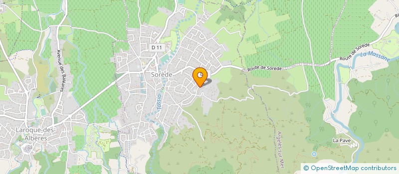 localisation de l'entreprise MONSIEUR VINCENT TOUBEL  SOREDE