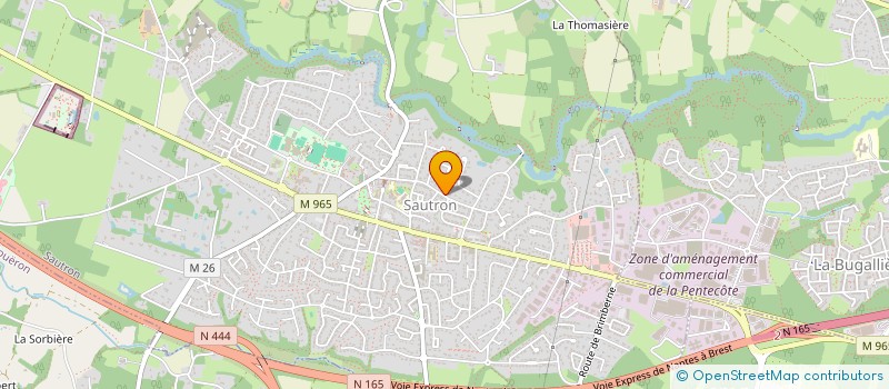 localisation de l'entreprise MONSIEUR VINCENT TOUPET à SAUTRON