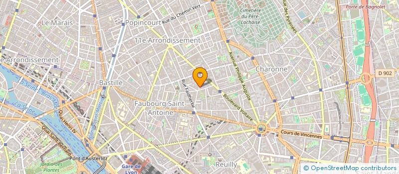 localisation de l'entreprise MONSIEUR VINCENT TOUZERY  PARIS