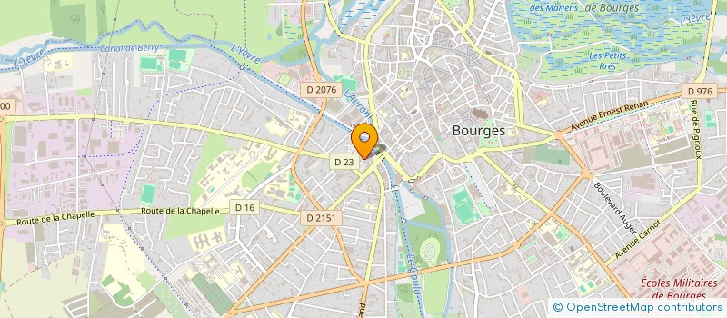 localisation de l'entreprise MONSIEUR VINCENT TOUZET  BOURGES