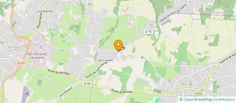 localisation de l'entreprise MONSIEUR VINCENT TRABAUD  CHAPONOST