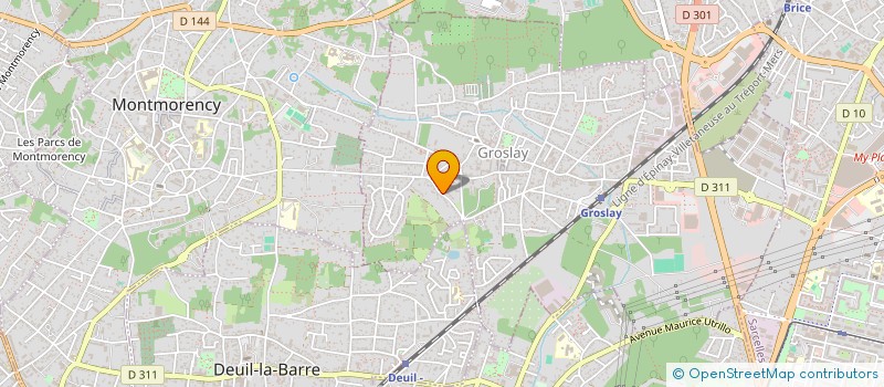 localisation de l'entreprise MONSIEUR VINCENT TRAN à GROSLAY
