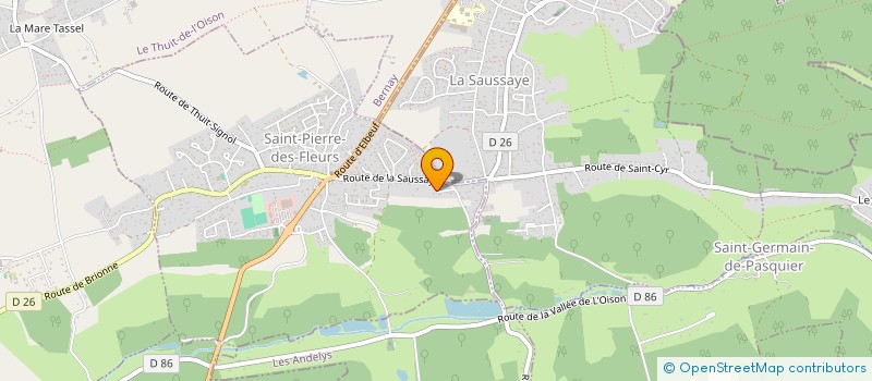 localisation de l'entreprise MONSIEUR VINCENT TRANCHANT  SAINT-PIERRE-DES-FLEURS