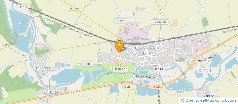 localisation de l'entreprise MONSIEUR VINCENT TRAVE-EXPERT à COURVILLE-SUR-EURE