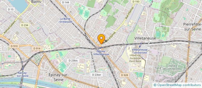 localisation de l'entreprise MONSIEUR VINCENT TREHOUX à DEUIL-LA-BARRE