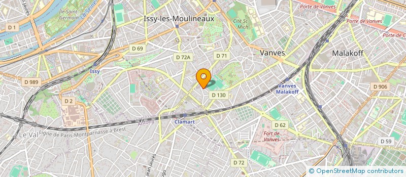 localisation de l'entreprise MONSIEUR VINCENT TREILLAUD à VANVES