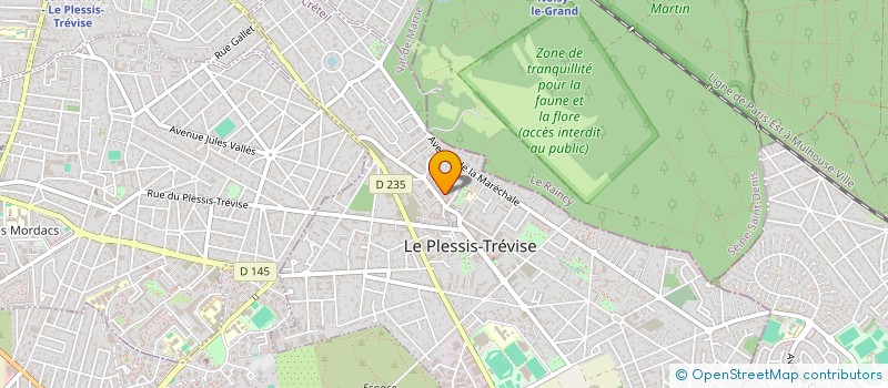 localisation de l'entreprise MONSIEUR VINCENT TRENY  LE PLESSIS-TREVISE