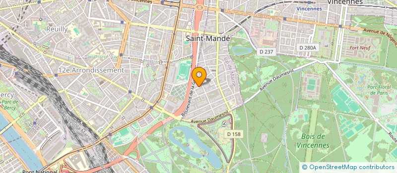 localisation de l'entreprise MONSIEUR VINCENT TRIACCA à SAINT-MANDE