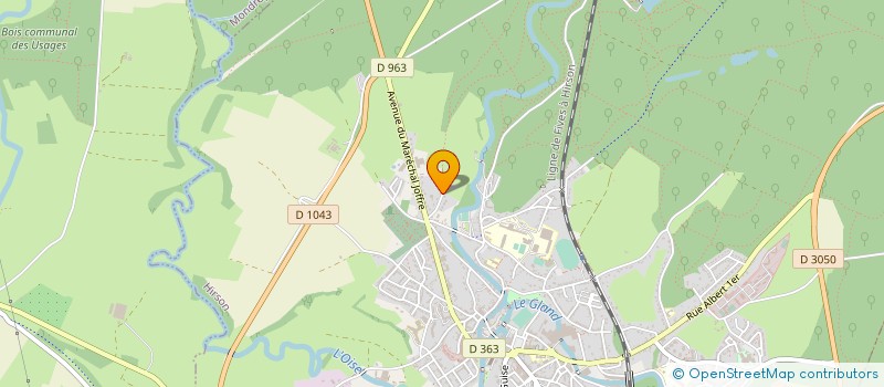 localisation de l'entreprise MONSIEUR VINCENT TRICQUENAUX  HIRSON