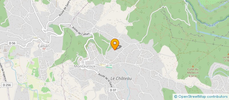 localisation de l'entreprise MONSIEUR VINCENT TRIPODI  MONTAUROUX