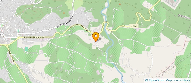 localisation de l'entreprise MONSIEUR VINCENT TRONEL  LORGUES