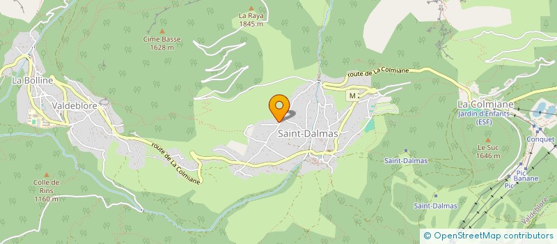 localisation de l'entreprise MONSIEUR VINCENT TROPEANO  VALDEBLORE