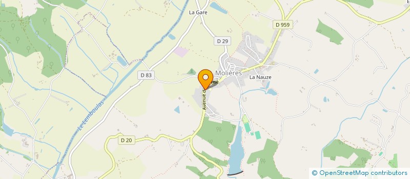 localisation de l'entreprise MONSIEUR VINCENT TSCHUDI  MOLIERES