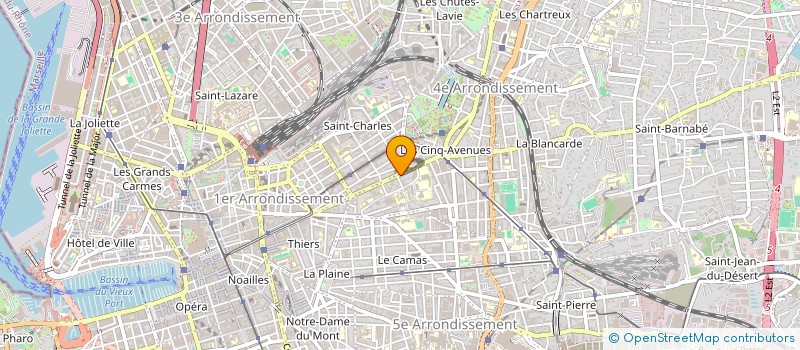 localisation de l'entreprise MONSIEUR VINCENT TUSET-ANRES à MARSEILLE