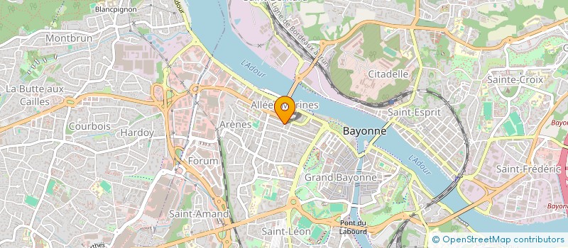 localisation de l'entreprise MONSIEUR VINCENT ULMANN  BAYONNE