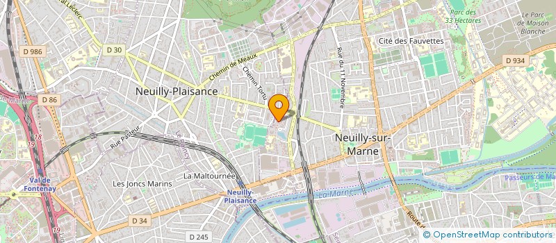 localisation de l'entreprise MONSIEUR VINCENT USTASE  NEUILLY-SUR-MARNE