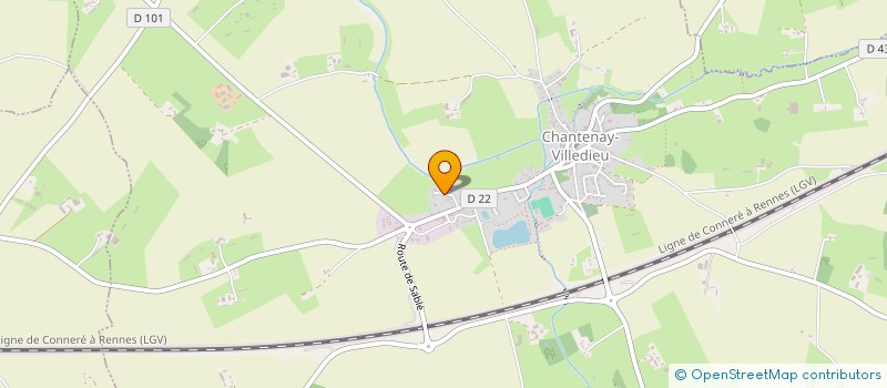 localisation de l'entreprise MONSIEUR VINCENT UZU  CHANTENAY VILLEDIEU