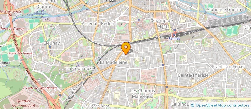 localisation de l'entreprise MONSIEUR VINCENT VACHOS  RENNES