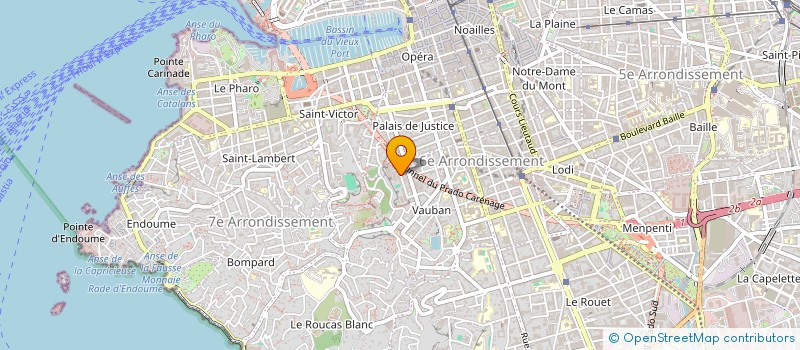 localisation de l'entreprise MONSIEUR VINCENT VALDIVIESO à MARSEILLE